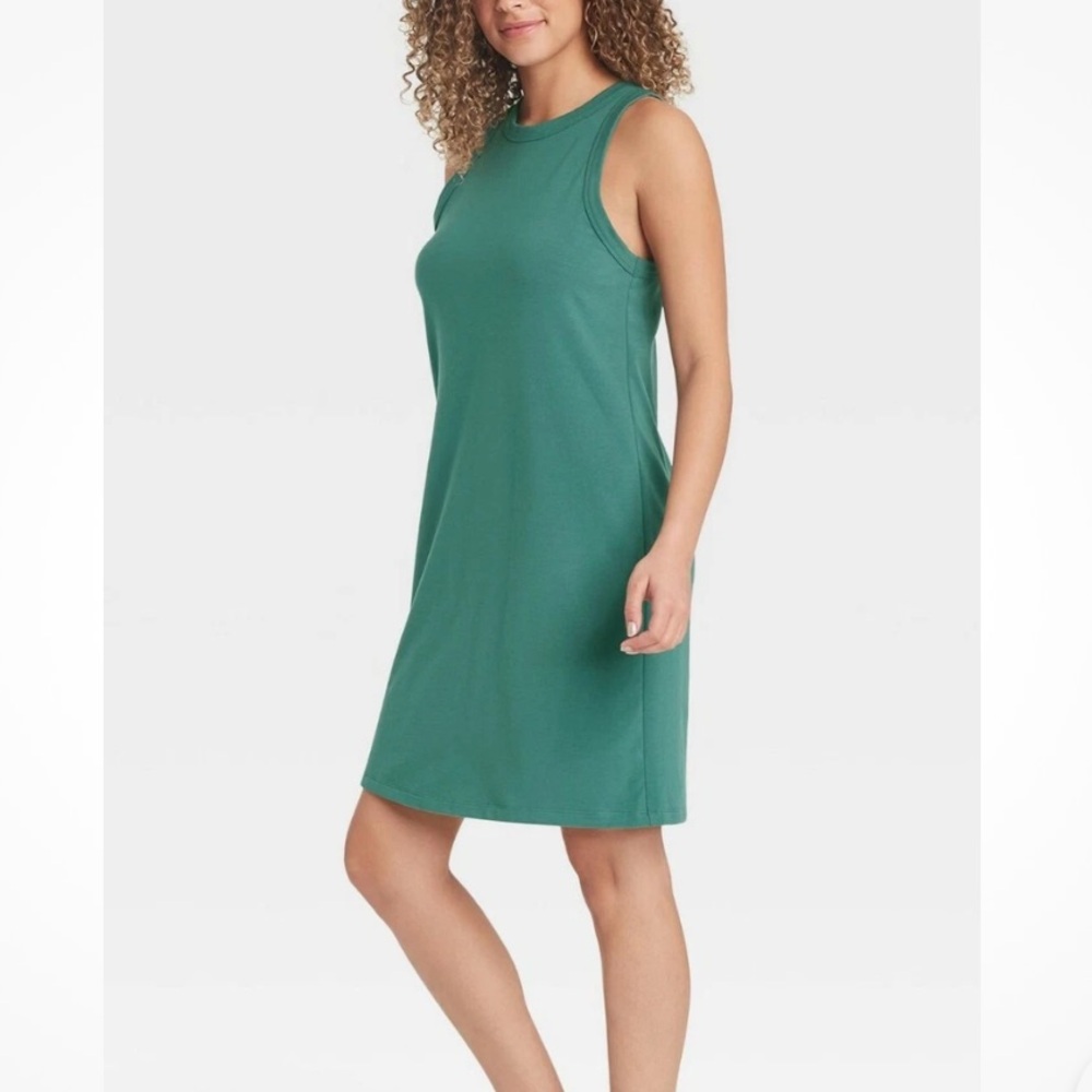 A New Day Sleeveless Teal Dress.